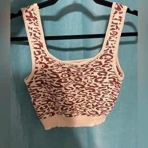 Shein Cheetah Crop Top